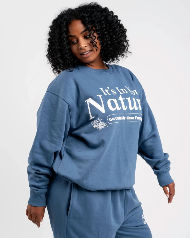 Cozy crewneck sweatshirt discount